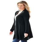 Lightweight Open Front Cardigan Sweater image number null