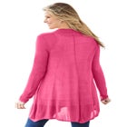 Lightweight Open Front Cardigan Sweater image number null
