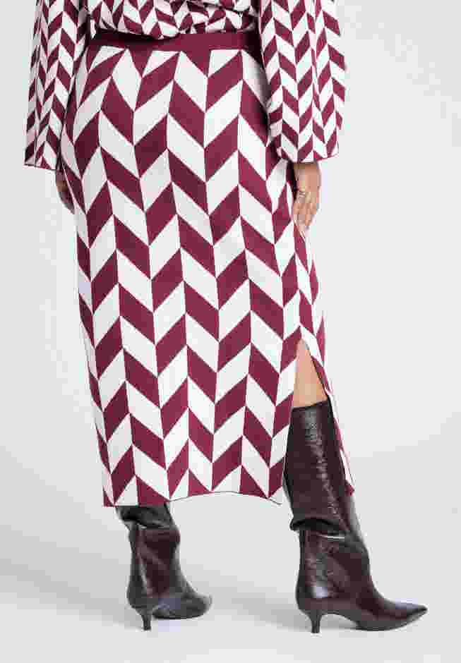 Intarsia Sweater Skirt image number 2