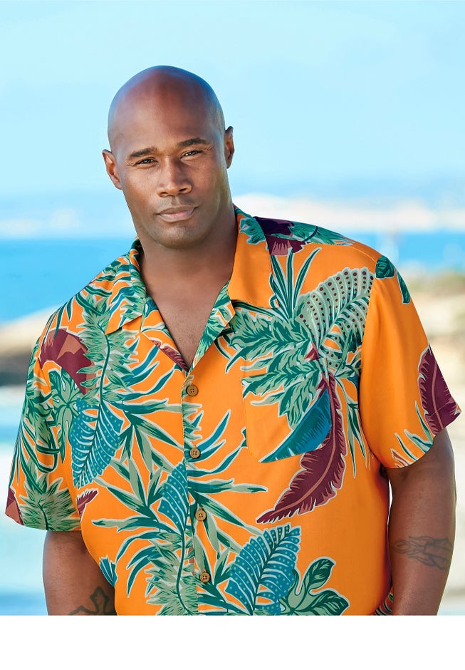 Printed Camp Shirt image number 2