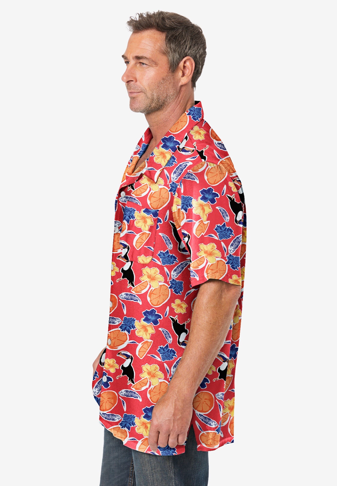 Printed Camp Shirt image number 2