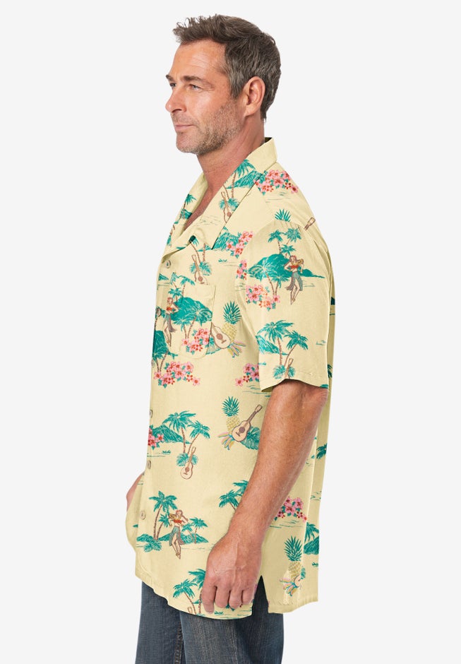 Printed Camp Shirt image number 2