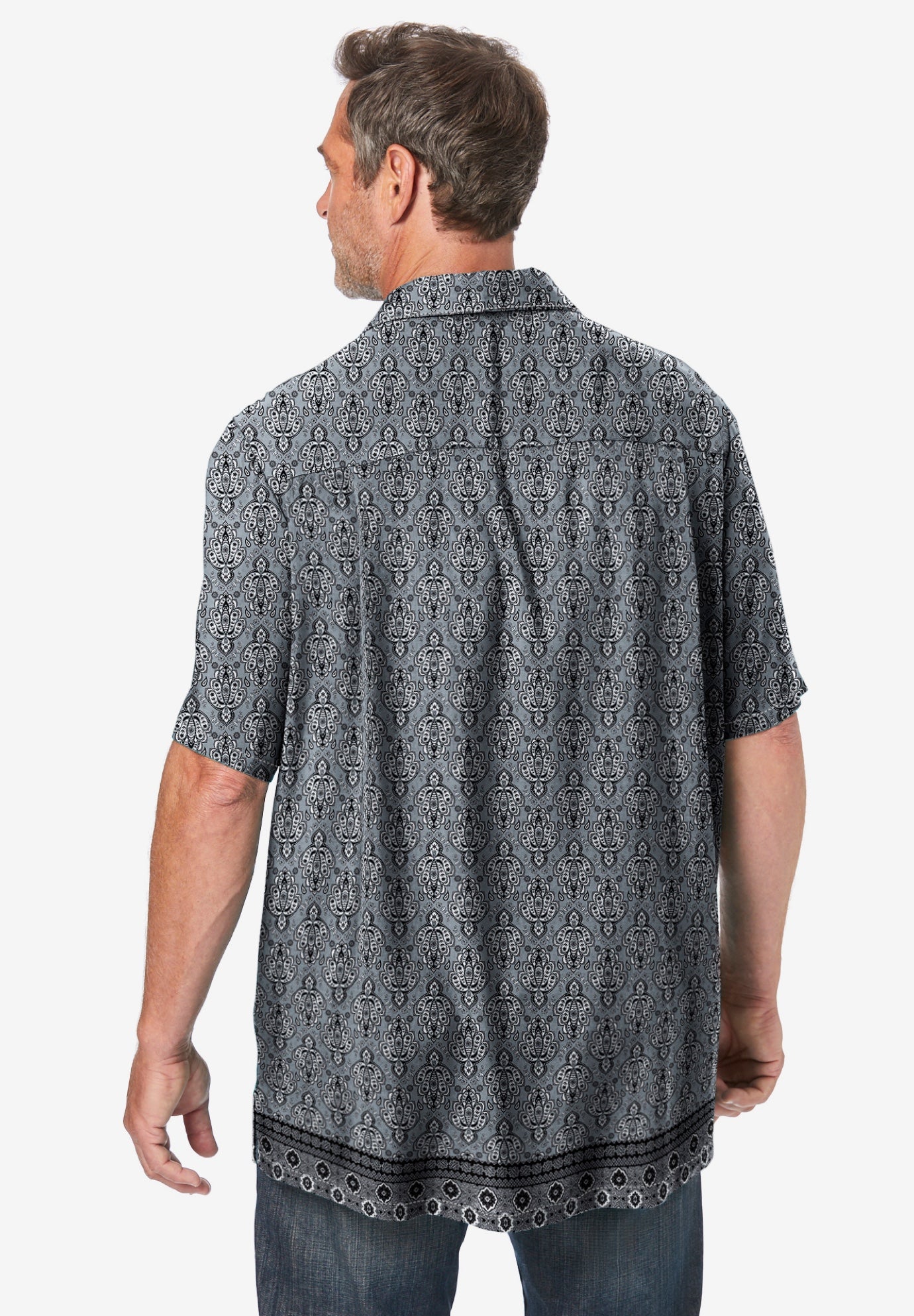 Printed Camp Shirt image number 1