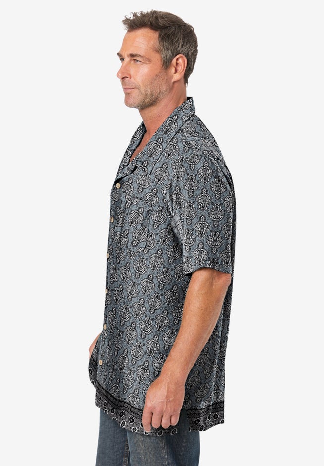 Printed Camp Shirt image number 2