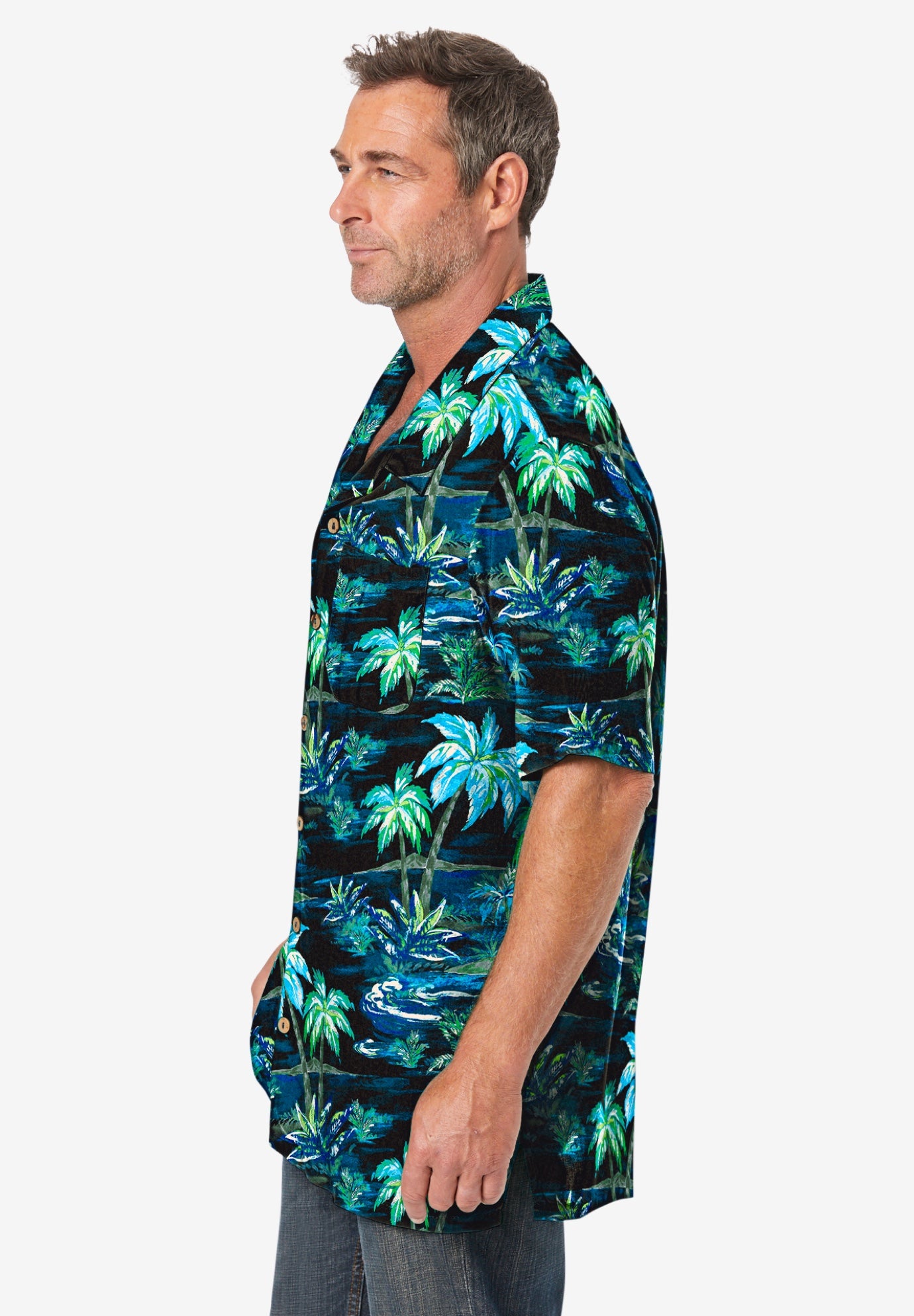 Printed Camp Shirt image number 2