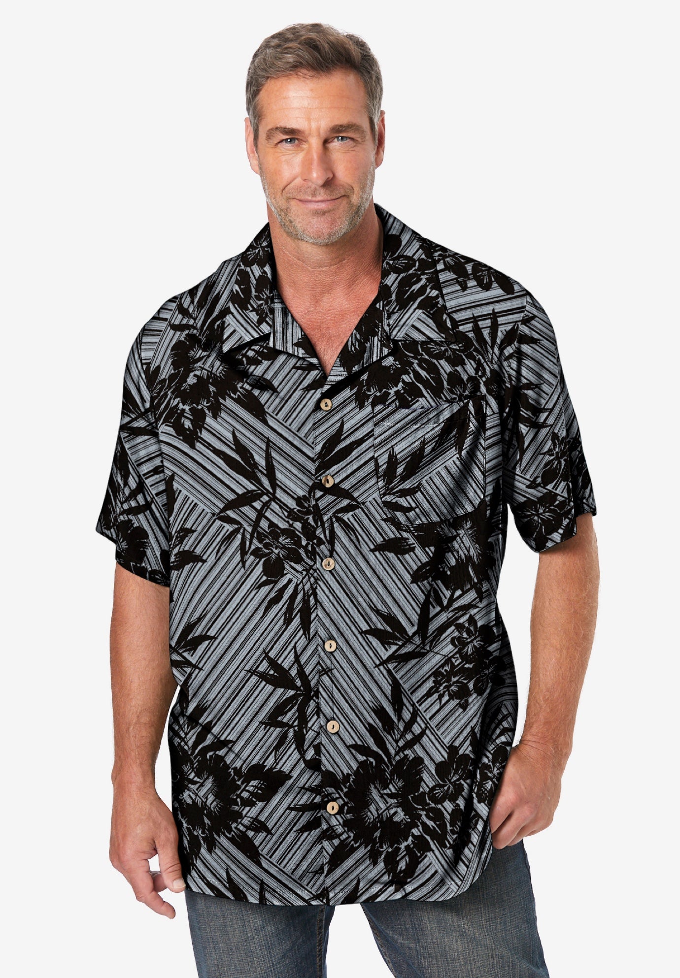 Printed Camp Shirt image number 0