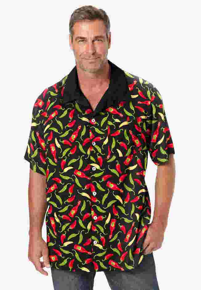 Printed Camp Shirt image number 0