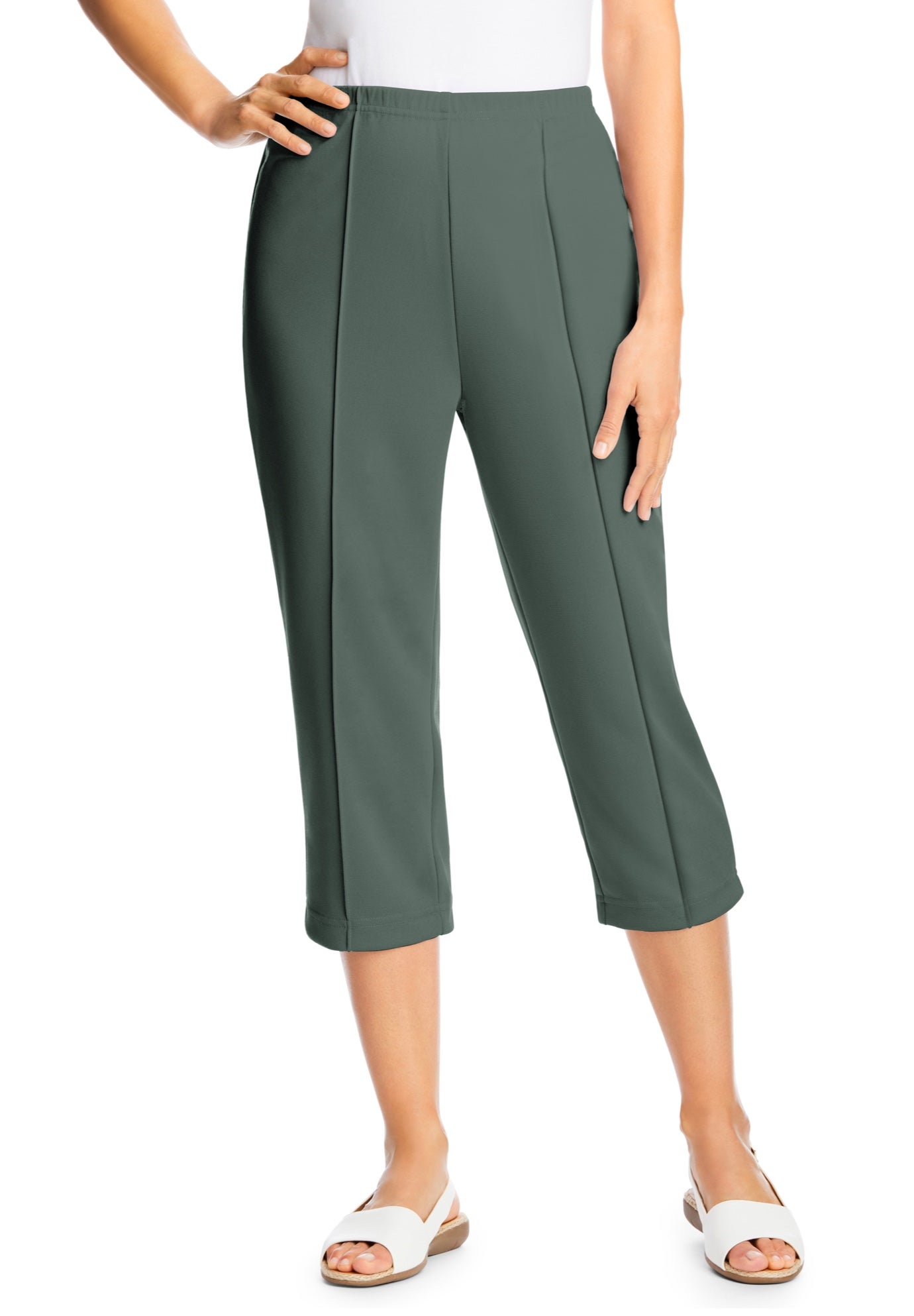 The Hassle-Free Soft Knit Capri image number 0