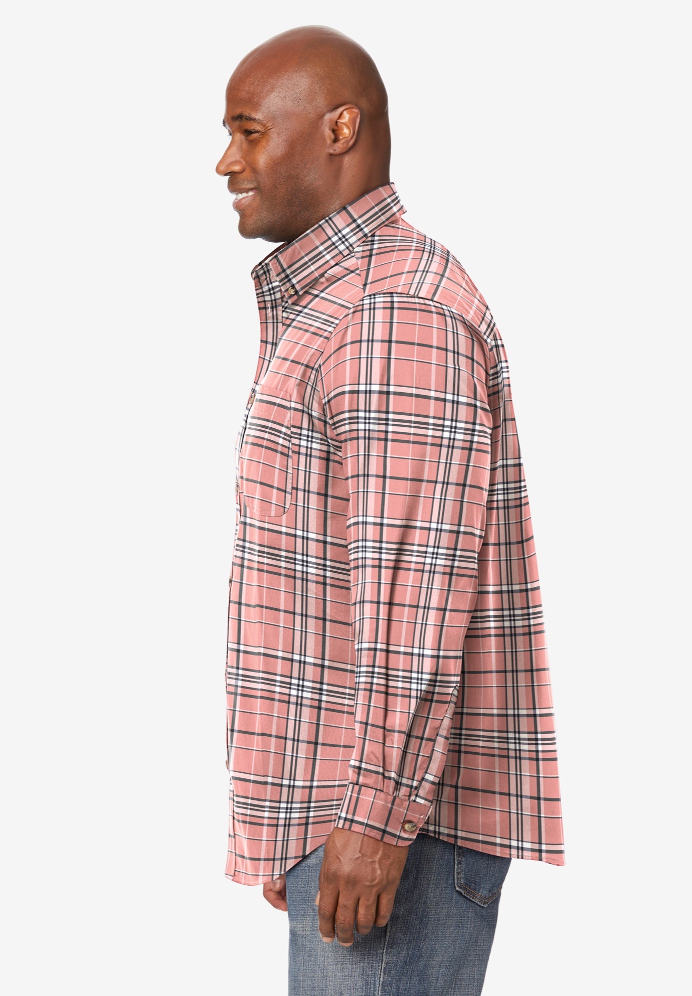 Long Sleeve Wrinkle Free Sport Shirt image number 2