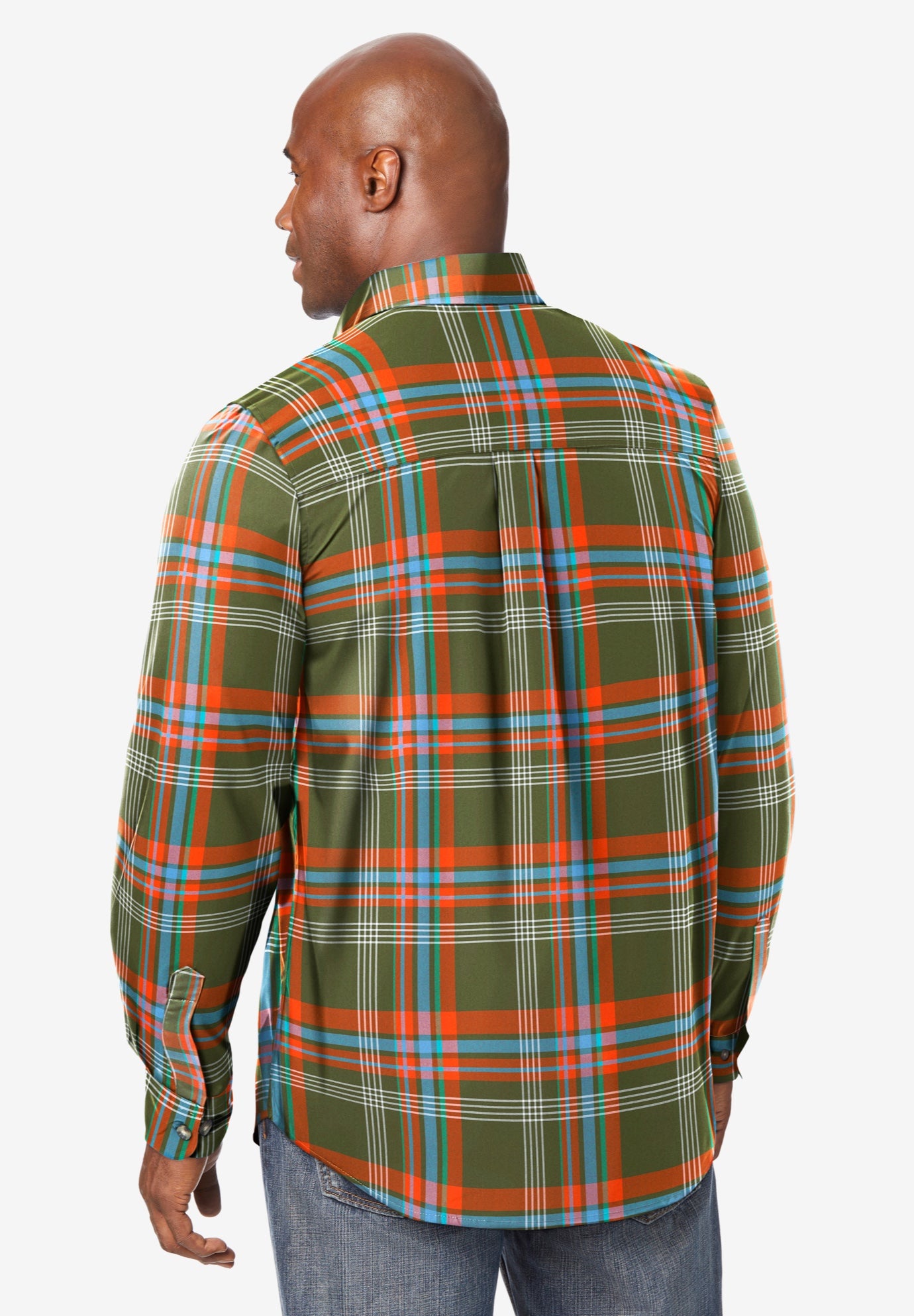 Long Sleeve Wrinkle Free Sport Shirt image number 1