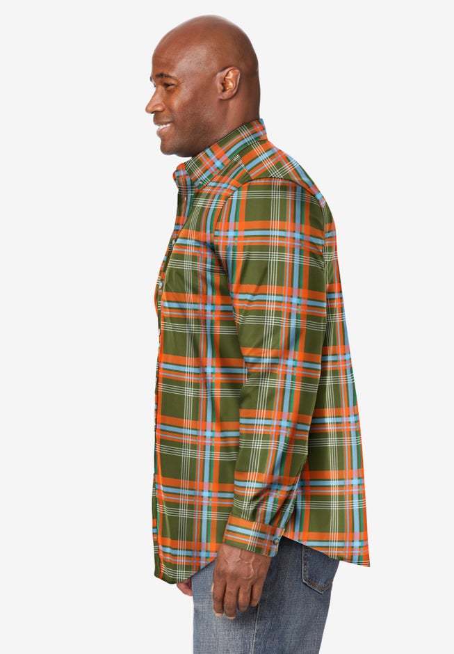 Long Sleeve Wrinkle Free Sport Shirt image number 2