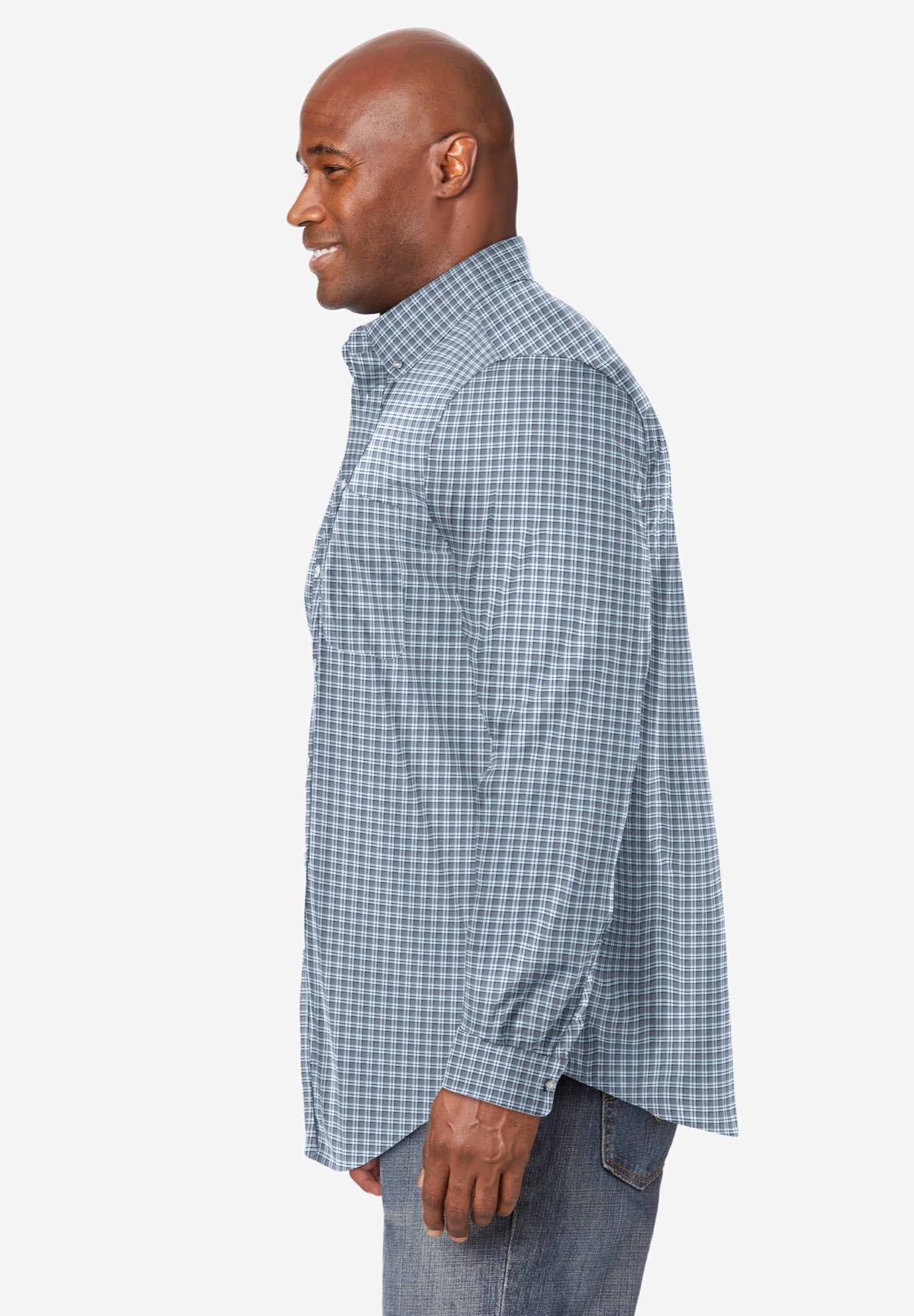 Long Sleeve Wrinkle Free Sport Shirt image number 2
