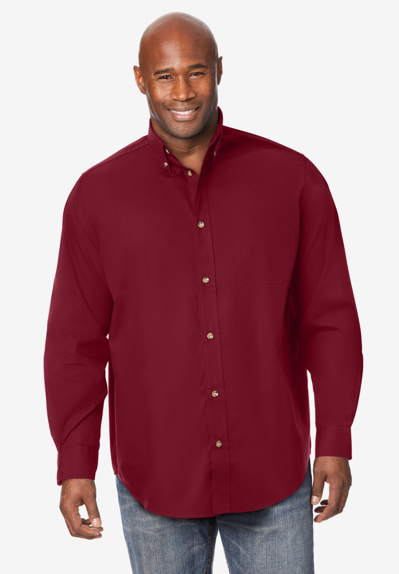 Long Sleeve Wrinkle Free Sport Shirt image number 0