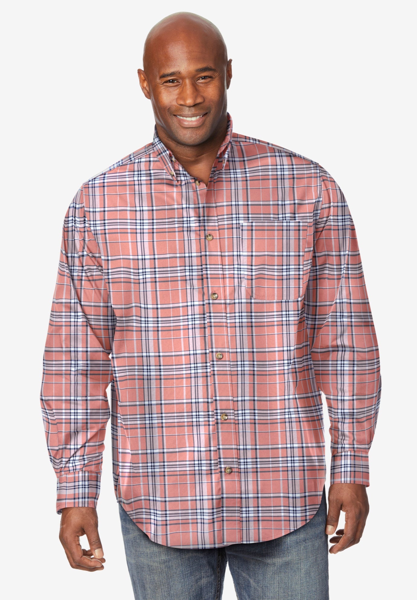 Long Sleeve Wrinkle Free Sport Shirt image number 0