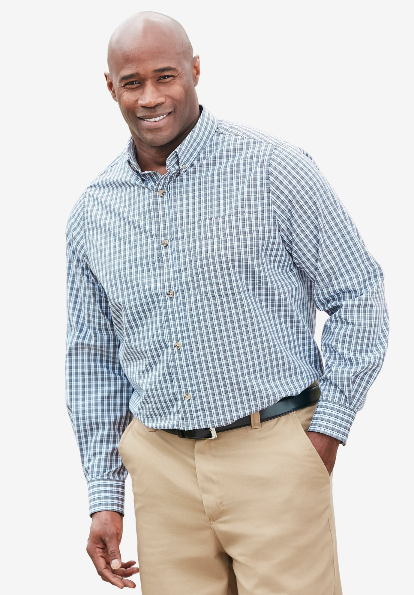 Long Sleeve Wrinkle Free Sport Shirt image number 0