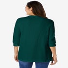 Three-Quarter Sleeve Thermal Sweatshirt image number 2