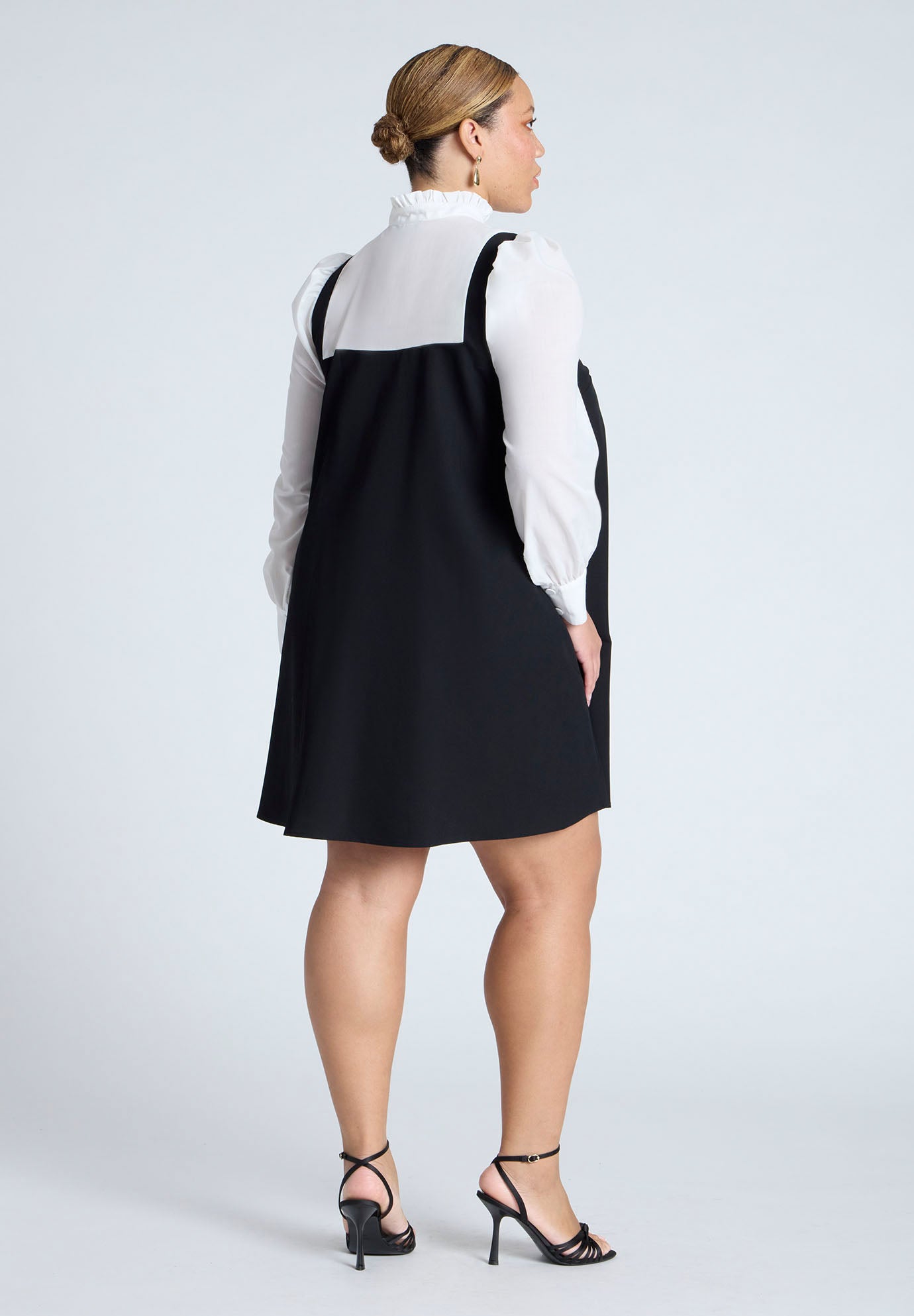 Ruffle Twofer Mini Dress image number 1