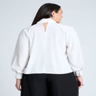 Dramatic Neck-Tie Blouse image number null