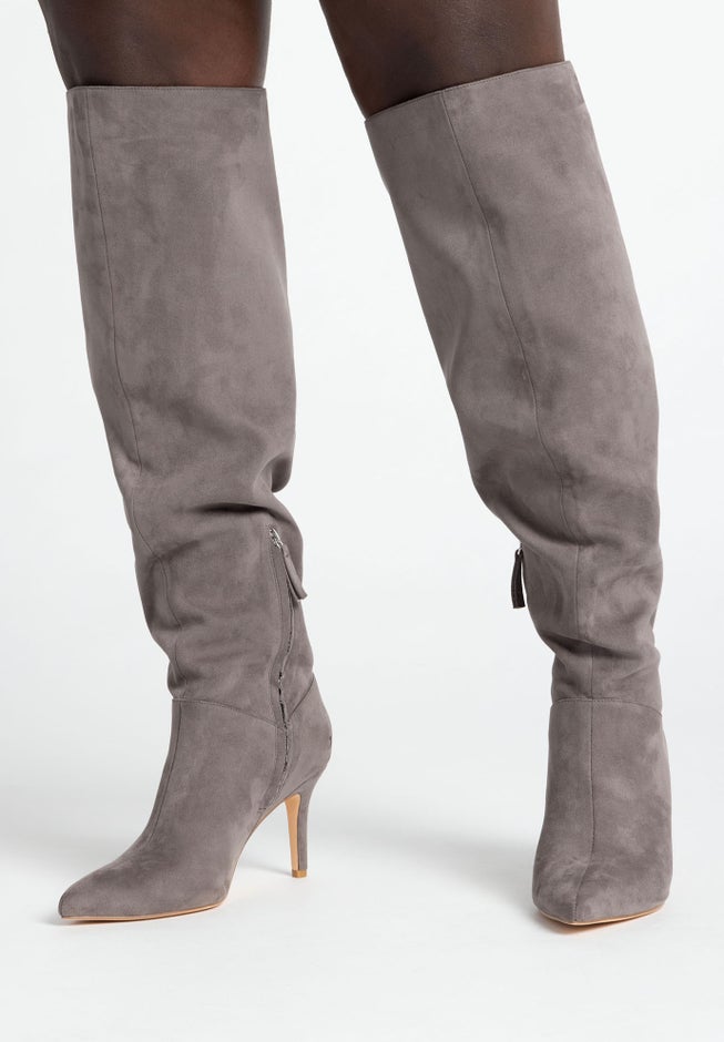 Valeria Faux Suede Boot image number null