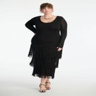 Fringe Dress With Sleeves image number null