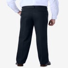 Relaxed Fit Wrinkle-Free Expandable Waist Plain Front Pants image number null