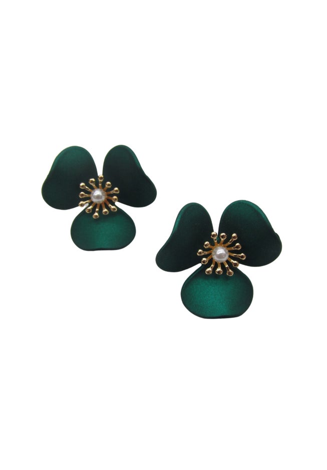 Pop Color Flower Post Earring image number 0