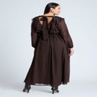 Cascade Ruffles Maxi Dress image number null