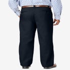 Relaxed Fit Wrinkle-Free Expandable Waist Pleated Pants image number null