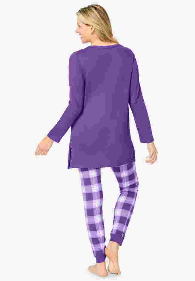 Henley Tunic & Jogger PJ Set image number 1