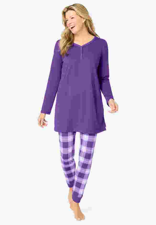 Henley Tunic & Jogger PJ Set image number 0