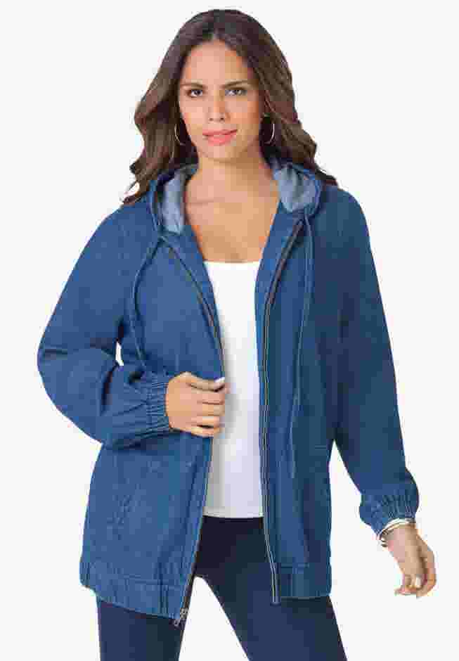 Cotton Complete Zip-Up Hoodie image number 0