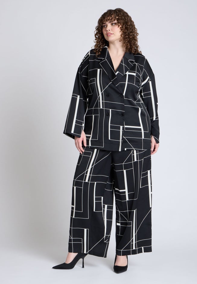 Pull On Printed Wide Leg Pant image number 0