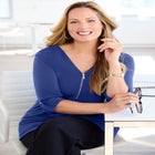 Dream Drape Zip V-Neck Top image number null