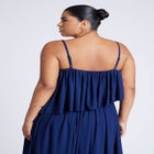 Ruffled Bandeau Top image number null
