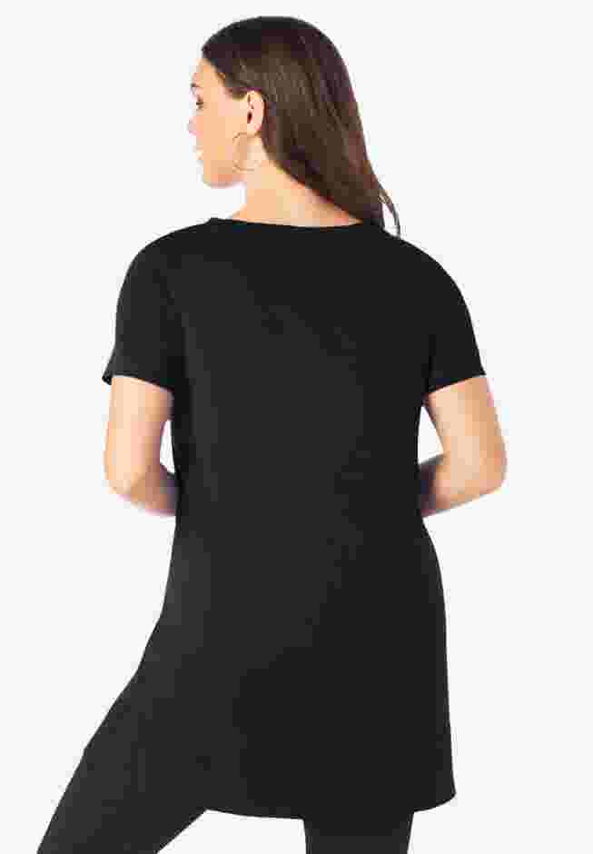 Ultimate Short Sleeve V Neck Tunic image number 1