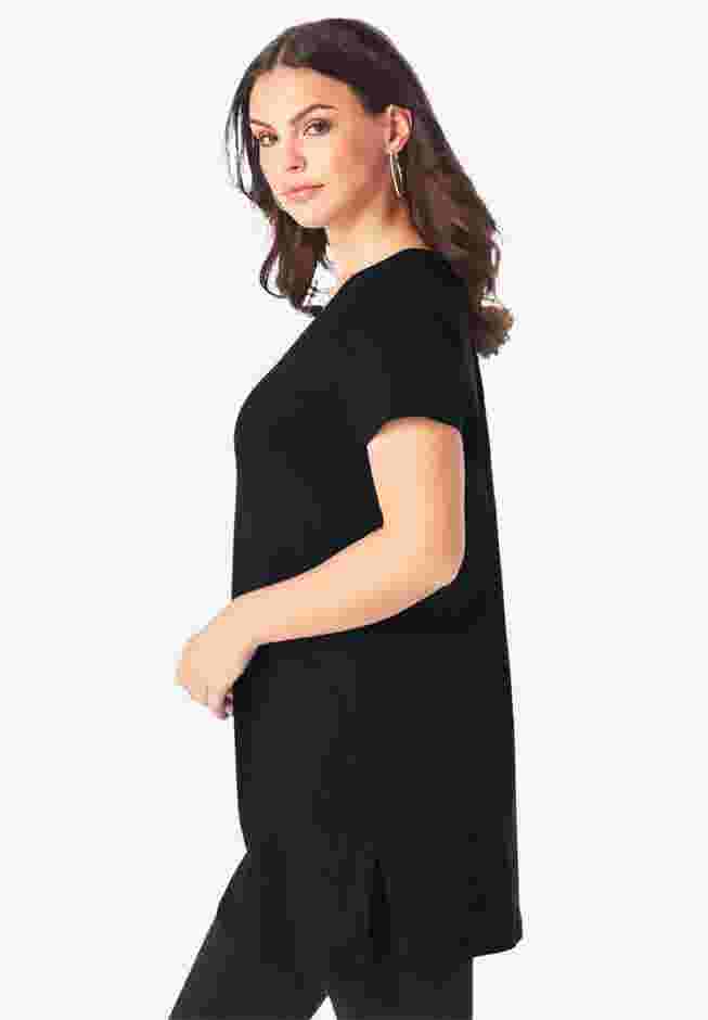 Ultimate Short Sleeve V Neck Tunic image number 2