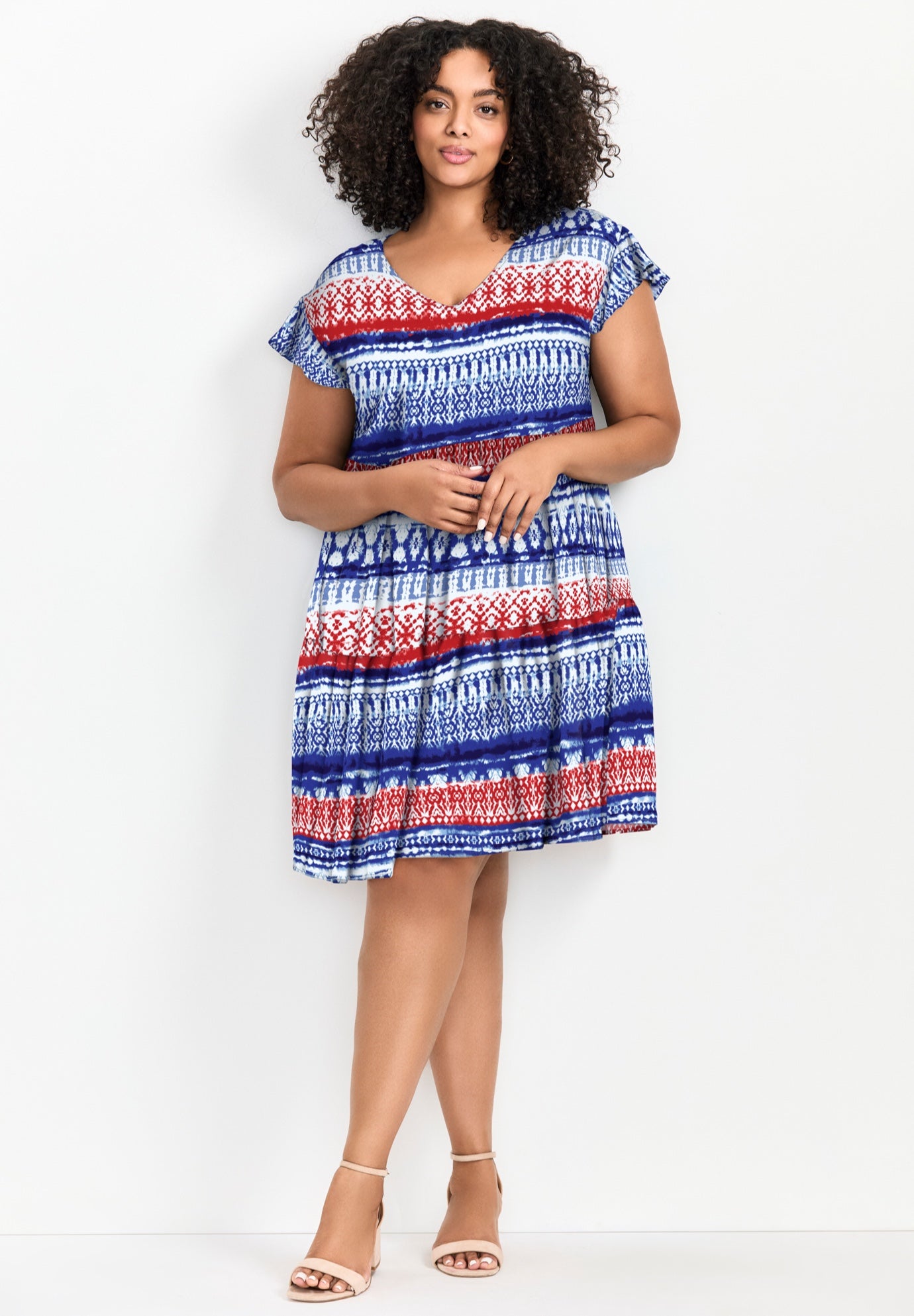 Unwind Tiers Dress image number 0