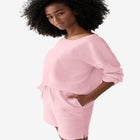 Fleece Shorts With Drawstring Waist image number null