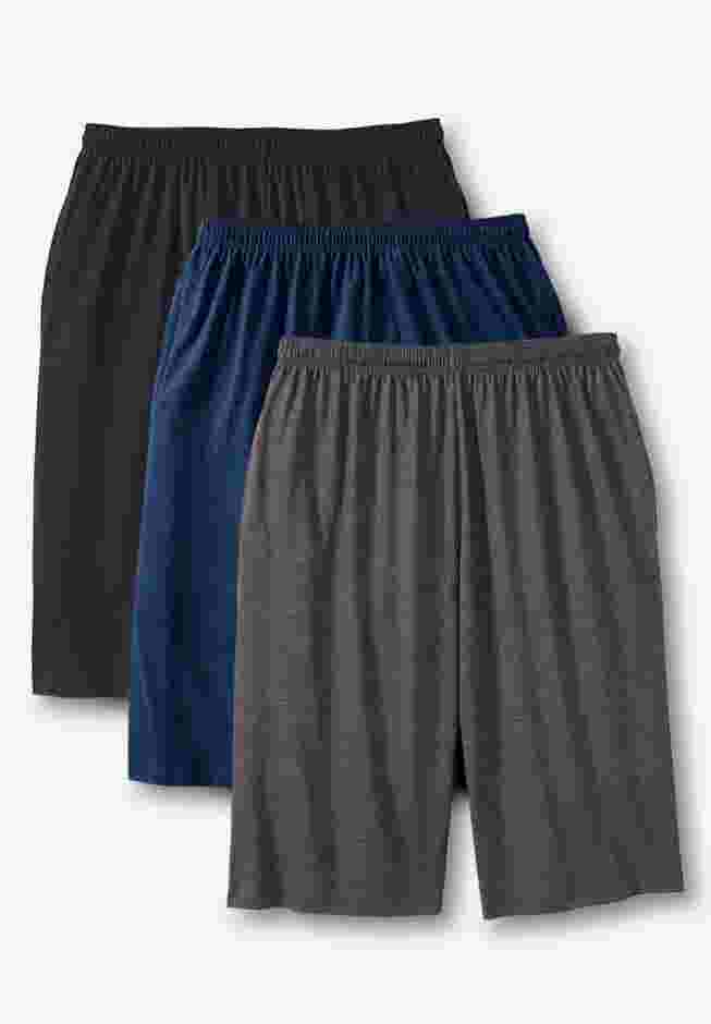 Lightweight Extra Long Shorts 3-Pack image number 0