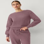 Boxy Fleece Sweatshirt image number null