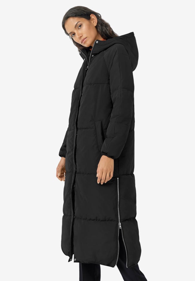 Maxi Side-Zip Puffer image number null