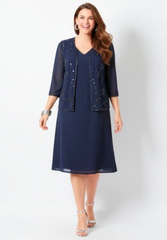 Plus Size Jacket Dresses | OneStopPlus Plus Size Jacket Dresses | OneStopPlus