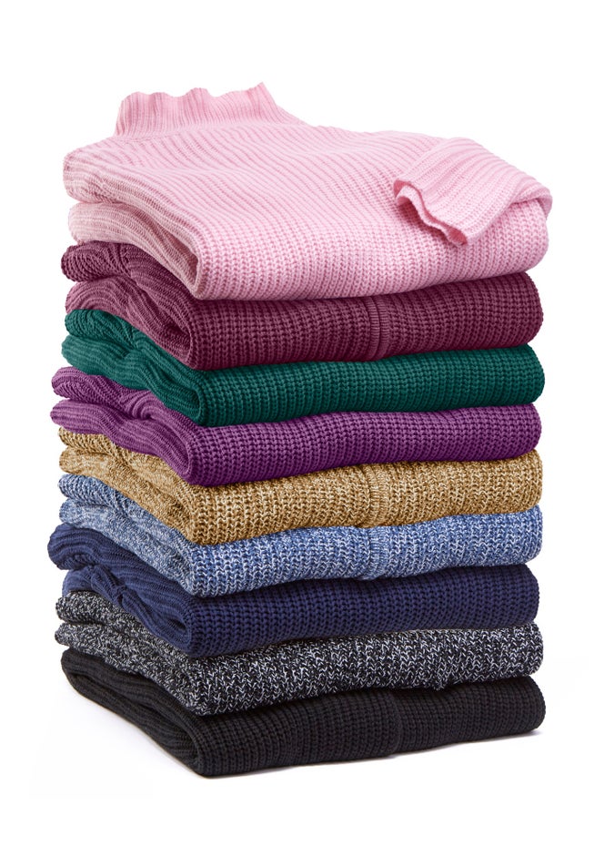 Zip Front Shaker Cardigan image number 1