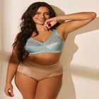 Glamorise&reg; Magic Lift&reg; Support Wireless Lace-Trimmed Bra 1000 image number null