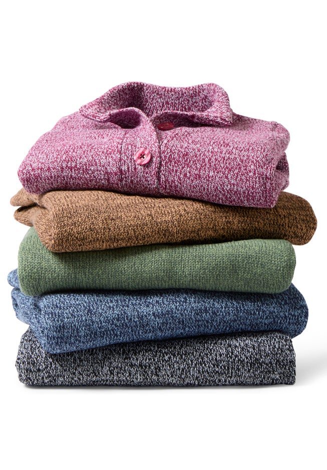 Marled Sweater Jacket image number 1