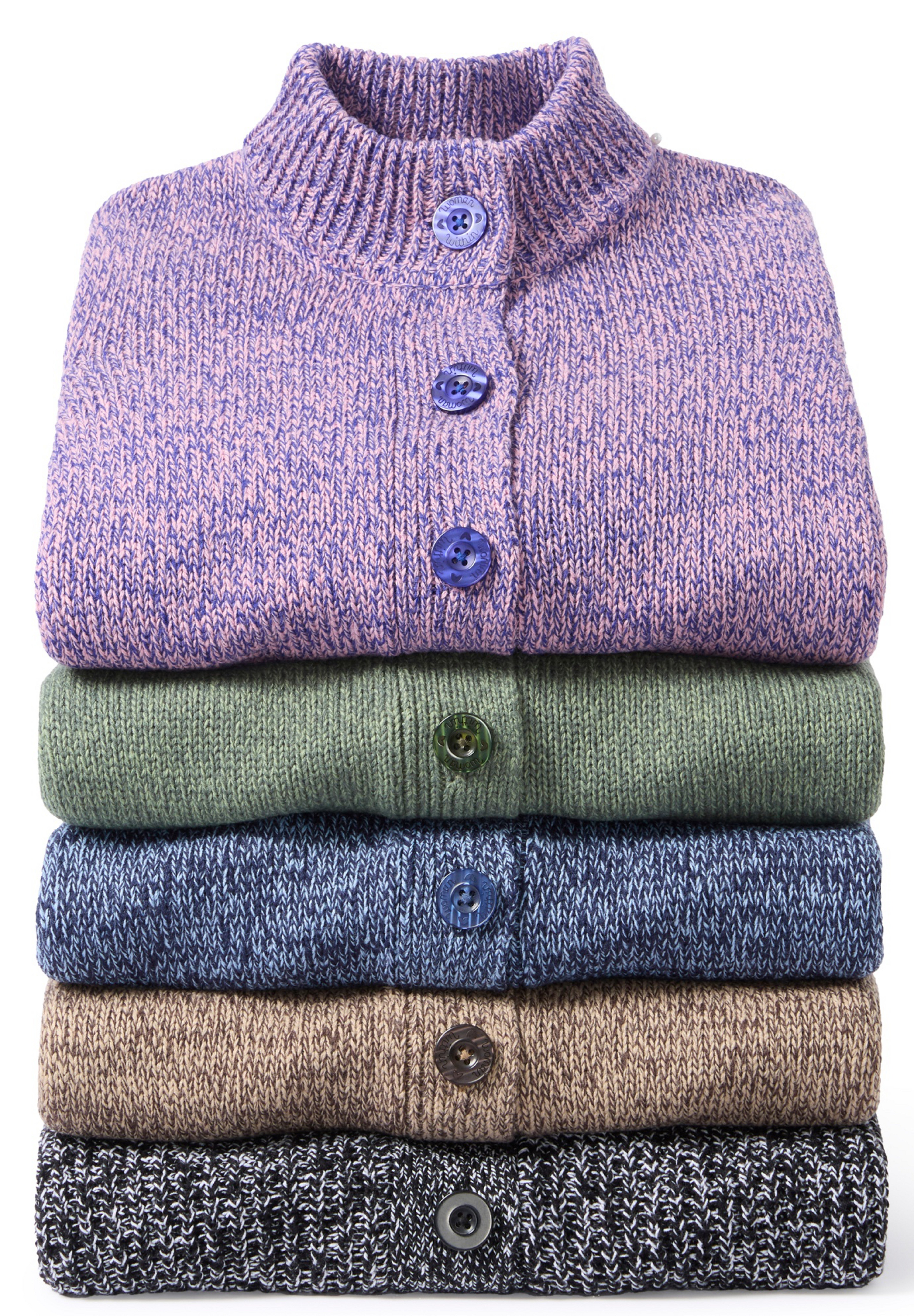 Marled Jacket Duster Sweater image number 2