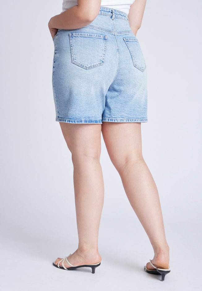 Overlap Waistband Shorts image number 2