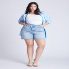 Overlap Waistband Shorts image number null