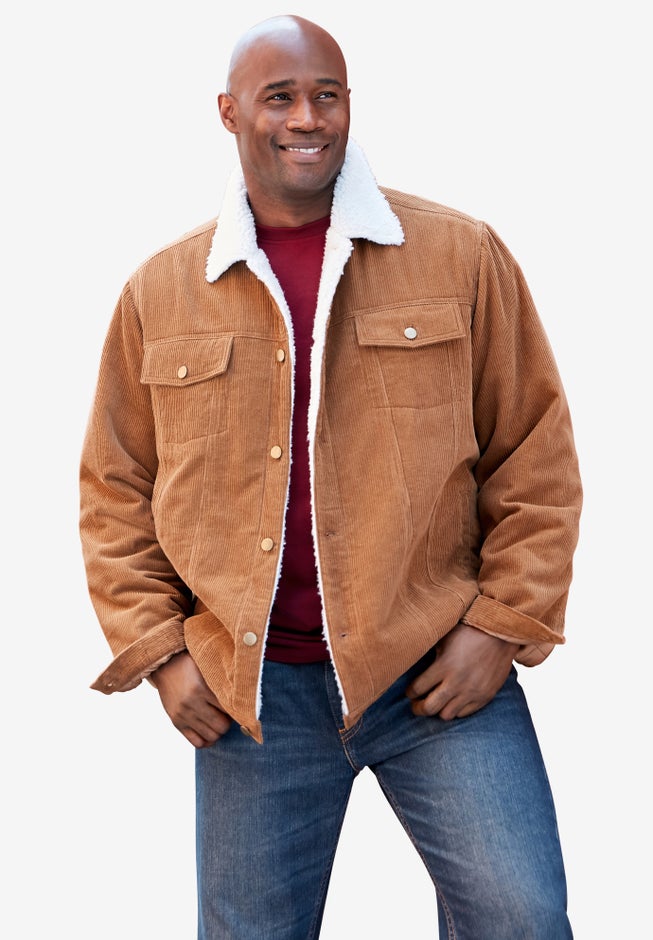 Sherpa-lined Trucker Jacket image number 0