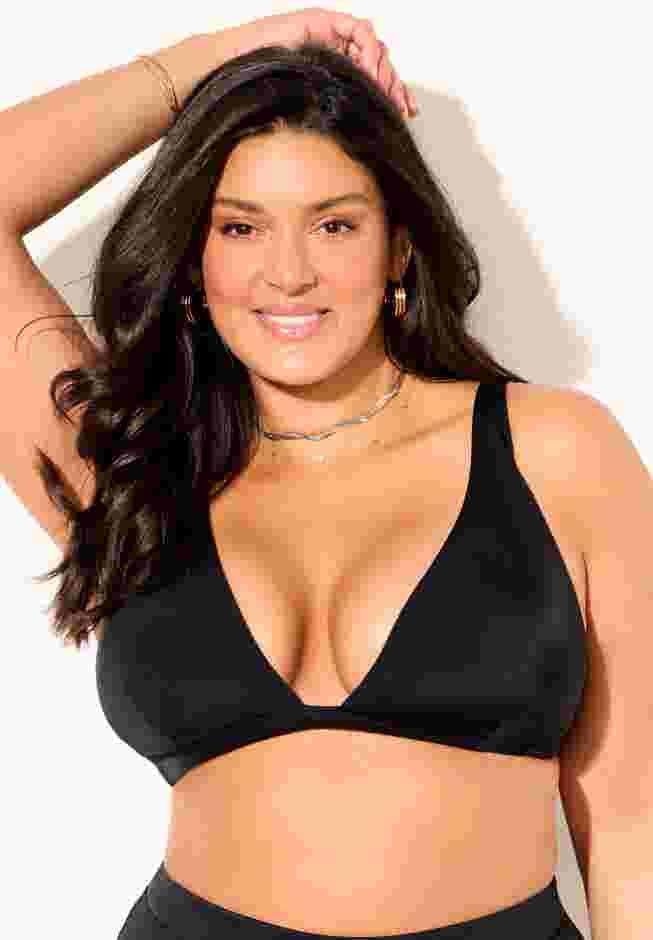 Plunging Triangle Bikini Top image number 3